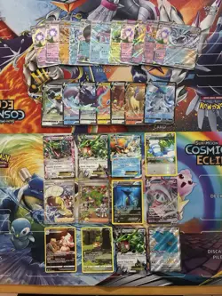 Pokemon Card Lot Full Art Alt Art Fire Rayquaza Glaceon Ninetales - Image 1