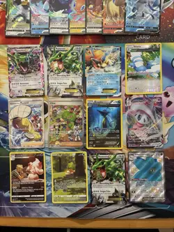 Pokemon Card Lot Full Art Alt Art Fire Rayquaza Glaceon Ninetales - Image 2
