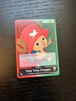 Tony Tony Chopper, One Piece TCG: Two Legends, Leader Card (OP08-001) - Image 1
