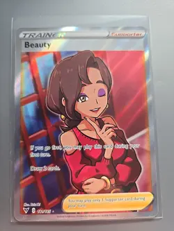 Beauty - 181/185 - Pokemon Vivid Voltage Sword & Shield Full Art Rare Card NM - Image 1