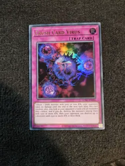 Crush Card Virus (Ver 2) - LCKC-EN046 - LP - Ultra Rare - Unlimited - Yugioh - Image 1