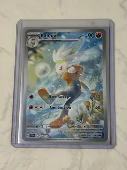 Pokemon TCG Raboot Stellar Crown Holo Card 147/142 Sv07 - Image 3