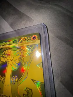 Charizard X Ex 130/094 Phantasmal Flames Mega Hyper Rare Gold Pokemon Card - Image 5