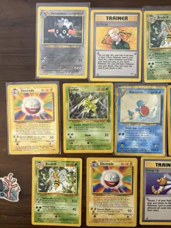 DMG Lot of Vintage Pokemon Cards Rares, 1st Edition. Base, Gym, Fossil, DAMAGED - Image 2