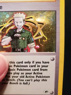 Lt. Surge 17/132 Holo Rare Pokemon TCG Card Gym Heroes Trainer Vermillion MP - Image 4