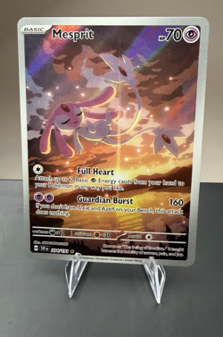 Mesprit 204/191 Pokemon TCG SV Surging Sparks Illustration Rare Card NM - Image 1