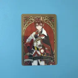 Aniplex Disney Twisted Wonderland Anime Riddle Metal Card - Image 1