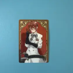 Aniplex Disney Twisted Wonderland Anime Riddle Metal Card - Image 1