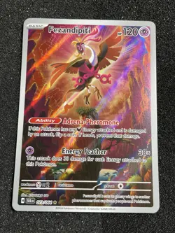 Pokemon TCG Fezandipiti 073/064 Shrouded Fable Holo Card Illustration Rare - Image 1