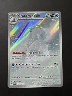 Crabominable - Illustration Rare SV07: Stellar Crown 149/142 Pokemon Card - Image 1