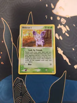 Nidoran F 70/112 FireRed & LeafGreen Reverse Holo Pokemon Trading Card Game - Image 1