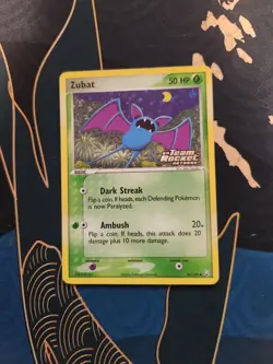 Zubat 82/109 Team Rocket Returns Stamped Holo Pokemon Trading Card Game - Image 1