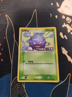Koffing 62/107 Deoxys Reverse Holo Stamped Pokemon Trading Card Game - Image 1
