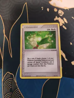 Life Herb 93/112 FireRed & LeafGreen Reverse Holo Pokemon Trading Card Game - Image 1
