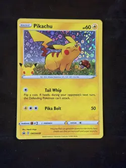 Pokemon Pikachu TCG SWSH039 General Mills 25th Anniversary Holo Promo Card MINT - Image 1
