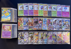 Lot of 150 Pokemon Cards V/VMAX/EX/Full Art/GX/Trainer/Holos Modern Collection - Image 1