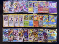 Lot of 150 Pokemon Cards V/VMAX/EX/Full Art/GX/Trainer/Holos Modern Collection - Image 3