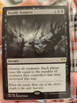 MTG C20 Deadly Tempest PACK FRESH Commander 2020 131/322 Regular Rare Free Ship - Image 3