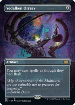 Mint/Near-Mint, English - 1 x MTG Vedalken Orrery - Foil - Borderless Double Mas - Image 1