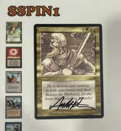 MTG Artist Proof Signed Barktooth Warbeard Legends - Image 1