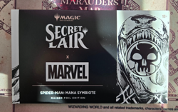 MTG Secret Lair x Spider-Man: Mana Symbiote Raised Foil Venom Lands New Sealed - Image 1