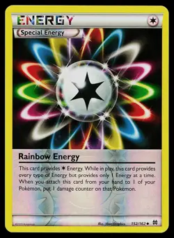 Pokemon Card Rainbow Energy 152/162 XY - BREAKthrough Reverse Holo - Image 1