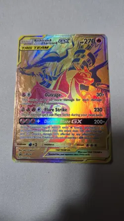 Reshiram & Charizard GX SM24 Tag Team Black Star Promo Pokemon TCG - Image 2