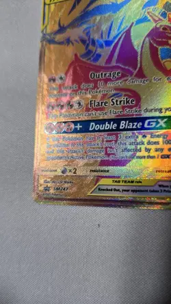 Reshiram & Charizard GX SM24 Tag Team Black Star Promo Pokemon TCG - Image 3