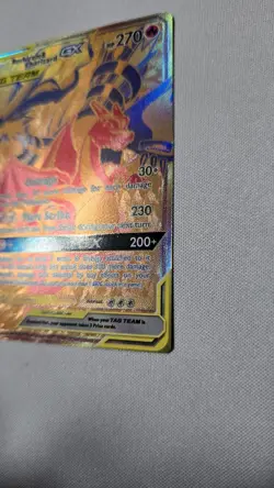 Reshiram & Charizard GX SM24 Tag Team Black Star Promo Pokemon TCG - Image 4