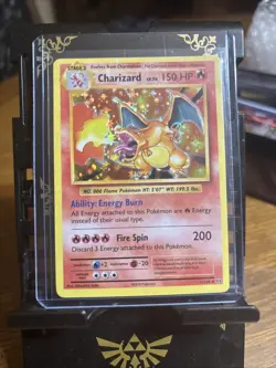 Charizard 11/108 HEAVY HOLO BLEED Error Pokemon XY Evolutions NM - Image 1