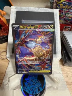 2025 Pokemon Mega Evolutions Mega Latias ex 181/132 HP read description - Image 1
