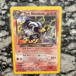 Pokemon TCG Dark Houndoom Neo Destiny Holo Rare 7/105 NM - Image 1
