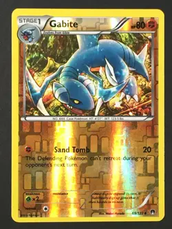Pokemon TCG Gabite 69/122 Reverse Holo Uncommon XY BREAKpoint MP - Image 1