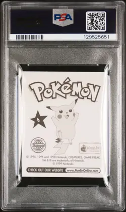 1999 MERLIN POKEMON #6 CHARIZARD PSA 6 - Image 2