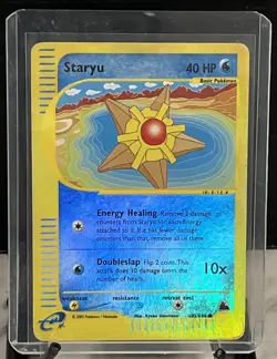Pokemon STARYU 103/104 Skyridge Reverse Holo 2003 - Image 1