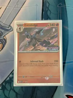 Ceruledge MEP 014 Stamped Black Star Promo Pokemon Phantasmal Flames Prerelease - Image 1