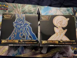 Pokemon Mega Evolution Pokemon Center Elite Trainer Box ETB Set of 2 Sealed - Image 1