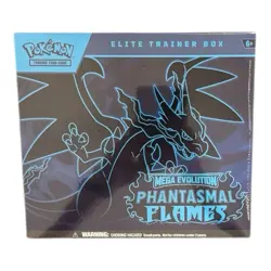 Pokemon Mega Evolution Phantasmal Flames Elite Trainer Box - NEW - Image 1