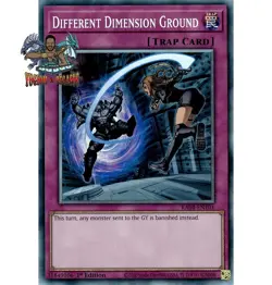 Yugioh! 1x Different Dimension Ground RA04-EN101 Collector's Rare 1st Ed NM - Image 1