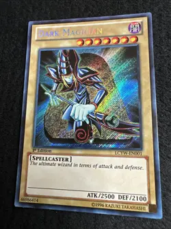 ?? YuGiOh! DARK MAGICIAN • SECRET RARE • LCYW-EN001 • 1st EDITION • NM ?? - Image 3