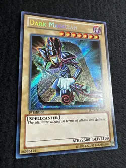 ?? YuGiOh! DARK MAGICIAN • SECRET RARE • LCYW-EN001 • 1st EDITION • NM ?? - Image 4