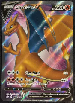 Charizard V SWSH050 - Pokemon TCG Sword & Shield Black Star Promo 2020 - NM Card - Image 1