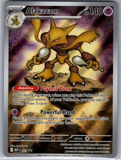 Alakazam MEP 009 ME: Mega Evolution Promo - Pokemon Card - NM - Image 1