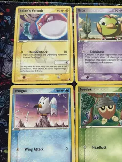 Collection Lot 9 Pokemon Card Mixed Delta Species Wotc Vintage Non Holo Played - Image 2