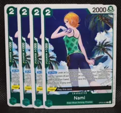 Nami OP03-030 Playset (4 Cards) One Piece CCG - Image 1