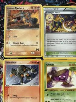 Collection Lot 9 Pokemon Card Mixed Delta Species Ex Era Vintage Non Holo Played - Image 2