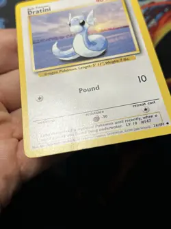 Dratini 26/102 4th Print Base Set - Uncommon Pokemon Card - WOTC HP - Image 5