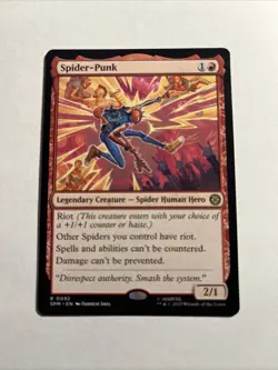 Spider-Punk - Marvel's Spider-Man MTG Plus Bonus Card!!! - Image 1