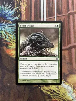 NM English - 1 x MTG Beast Within New Phyrexia - Image 1