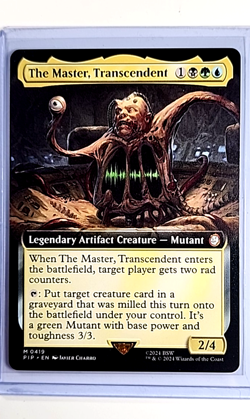 2024 MTG Magic the Gathering PIP Fallout Extended Art The Master Transcendent - Image 1